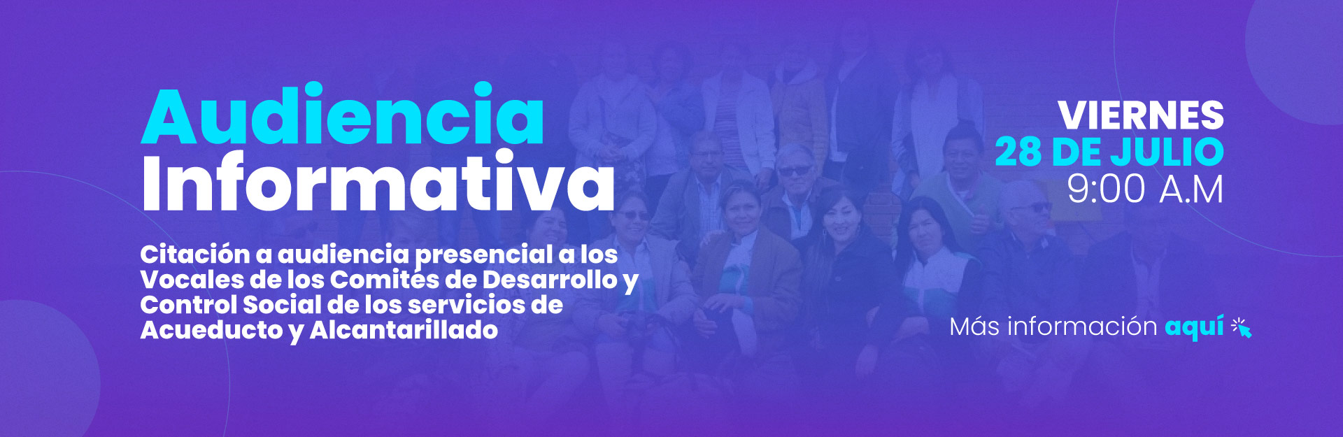 Citación audiencia presencial vocales julio 28 de 2023