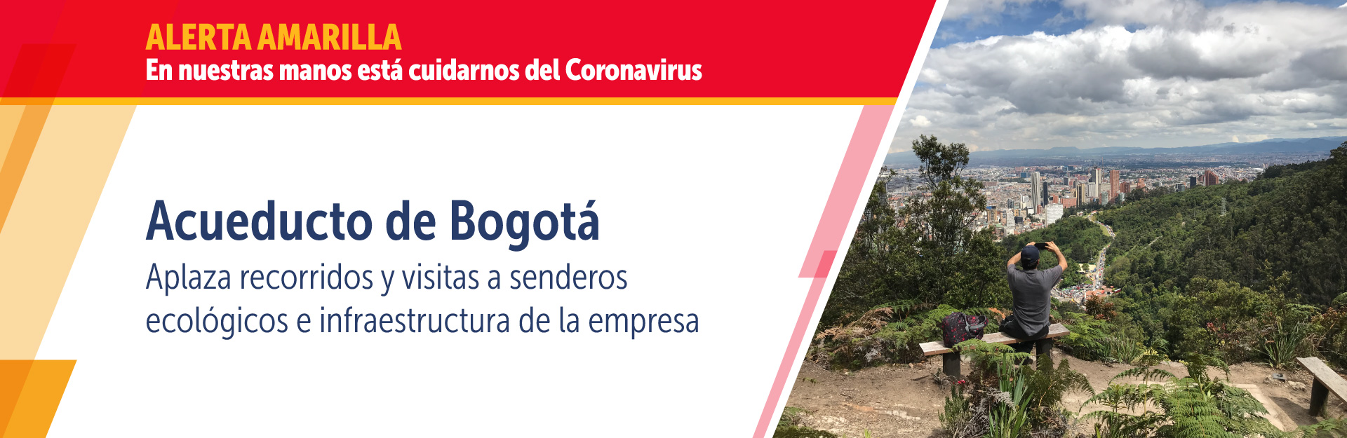 Acueducto de Bogotá suspende recorridos y visitas  a senderos ecológicos e infraestructura de la empresa