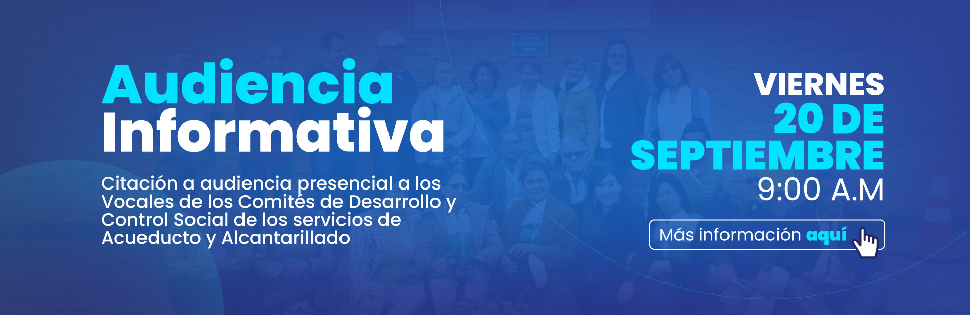 Citación audiencia presencial vocales septiembre 20 de 2024