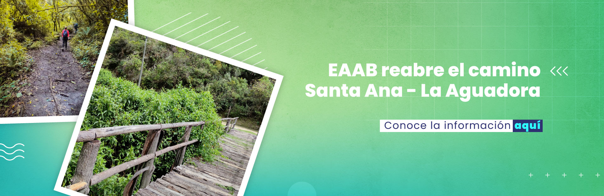 EAAB reabre el camino Santa Ana – La Aguadora