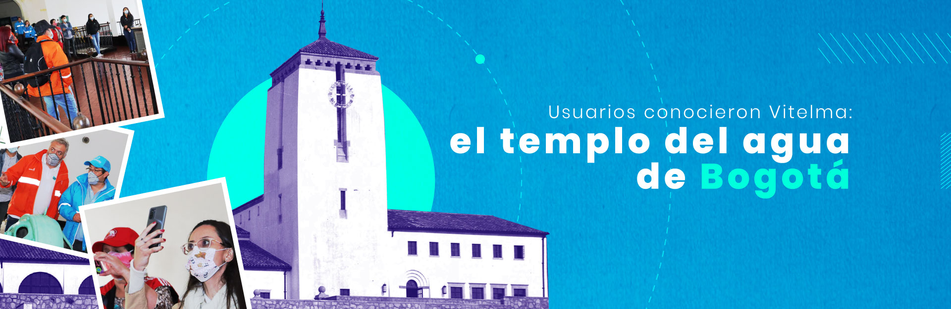 Usuarios conocieron Vitelma: el templo del agua de Bogotá