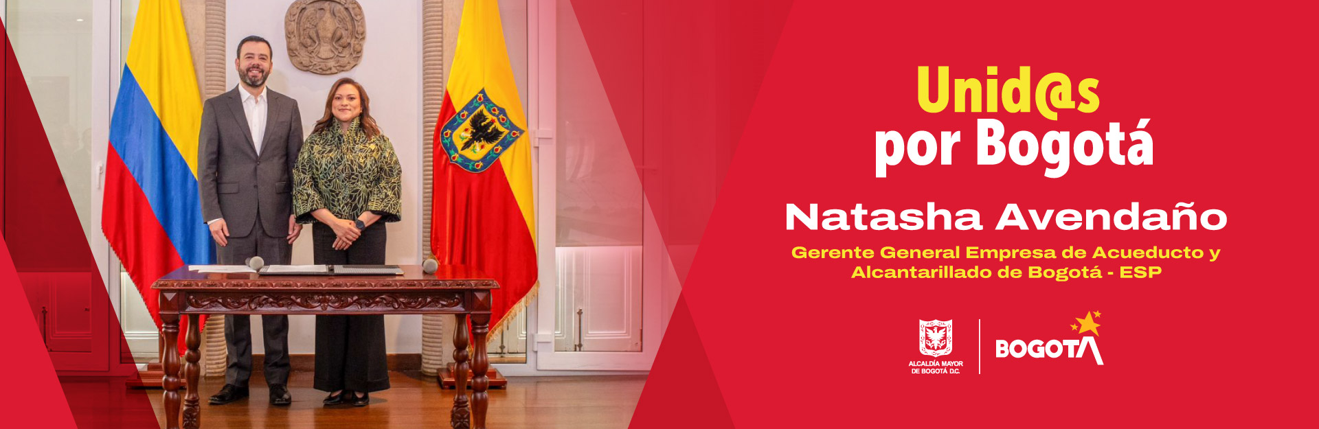 Natasha Avendaño, experta en servicios públicos asume la gerencia de la Empresa de Acueducto y Alcantarillado de Bogotá - ESP